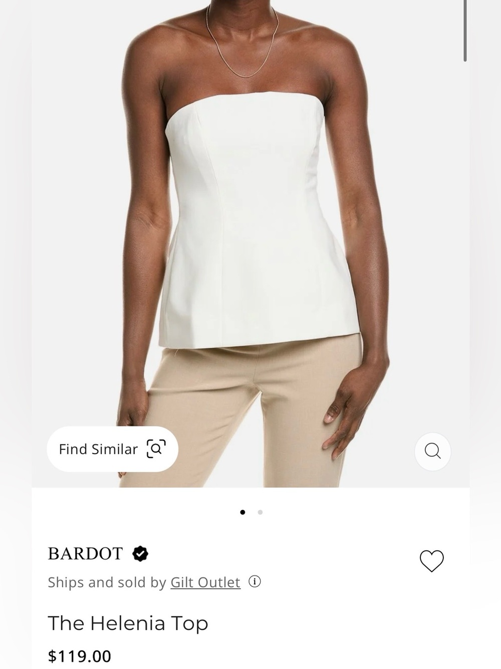 Bardot The Helenia Top - (size 2 or XS)